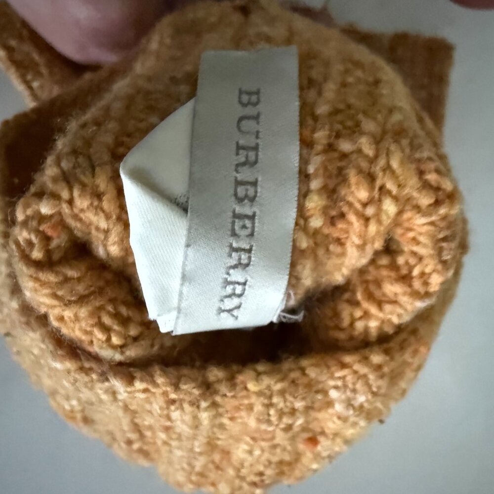 GORGEOUS UNISEX LIMITED EDITION BURBERRY FINGERLESS GLOVES - MADE IN ITALY - Picture 2 of 3